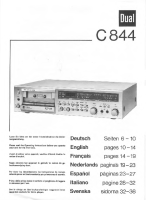 Dual C-844-Owners-Manual 